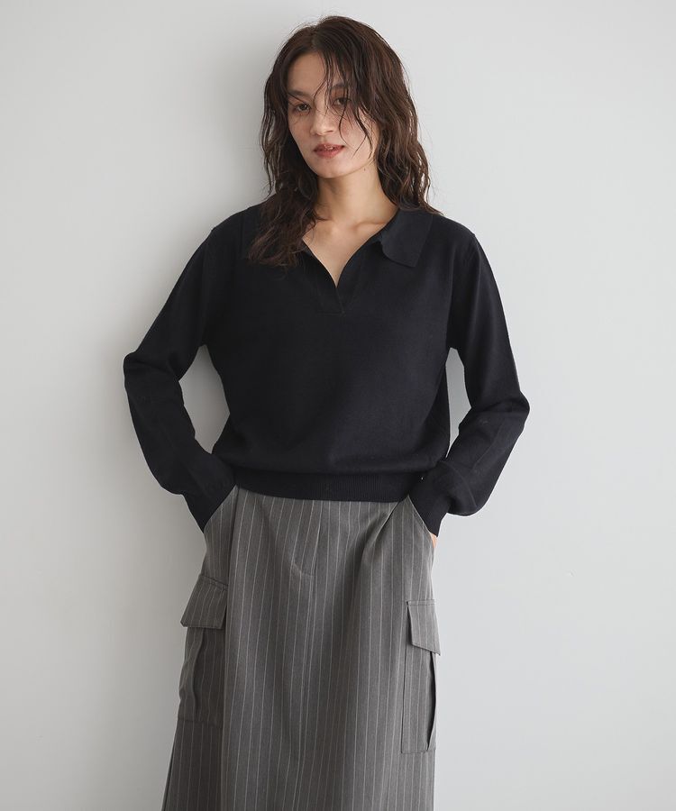 GARAGE OF GOOD CLOTHING「ポロ襟ニットプルオーバー」|ニット・セーター|