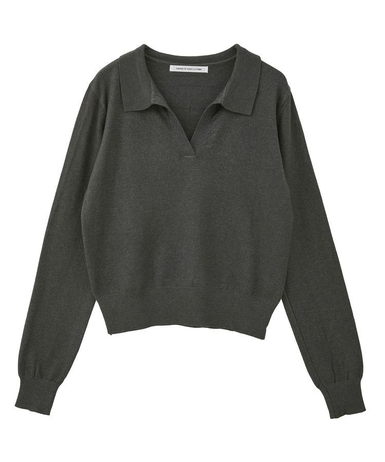 GARAGE OF GOOD CLOTHING「ポロ襟ニットプルオーバー」|ニット・セーター|