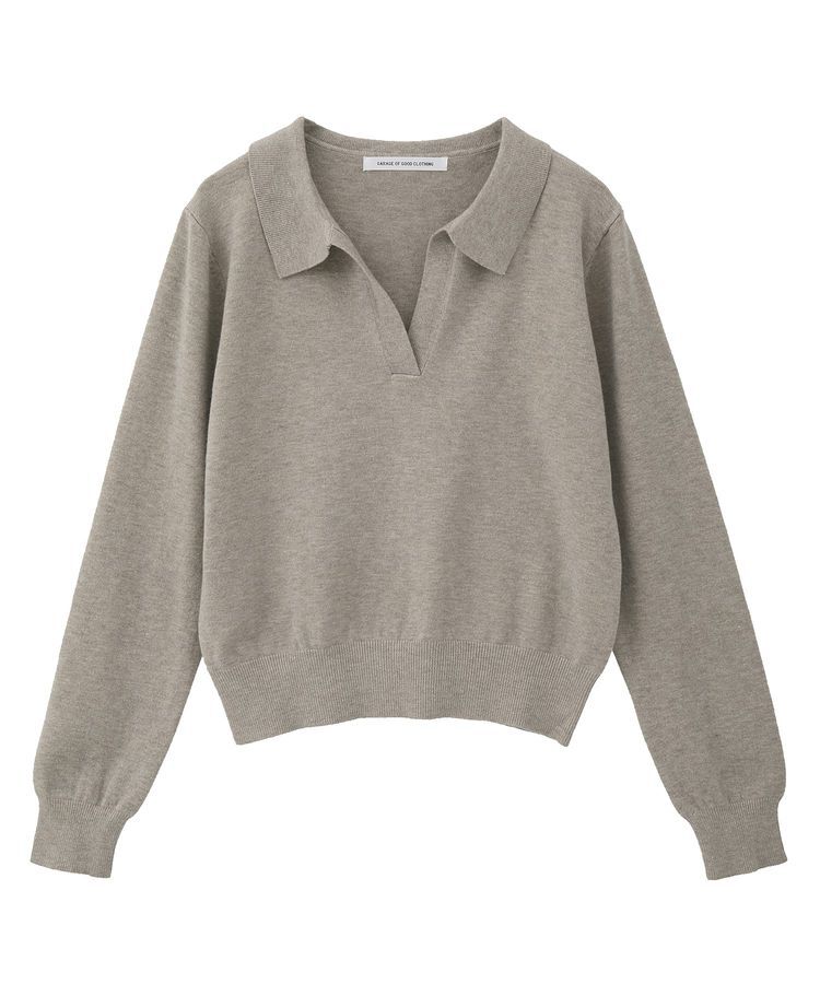 GARAGE OF GOOD CLOTHING「ポロ襟ニットプルオーバー」|ニット・セーター|