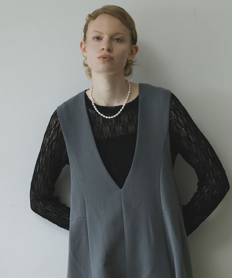 GARAGE OF GOOD CLOTHING「ストレッチレースクルーネックプルオーバー」|Tシャツ・カットソー|