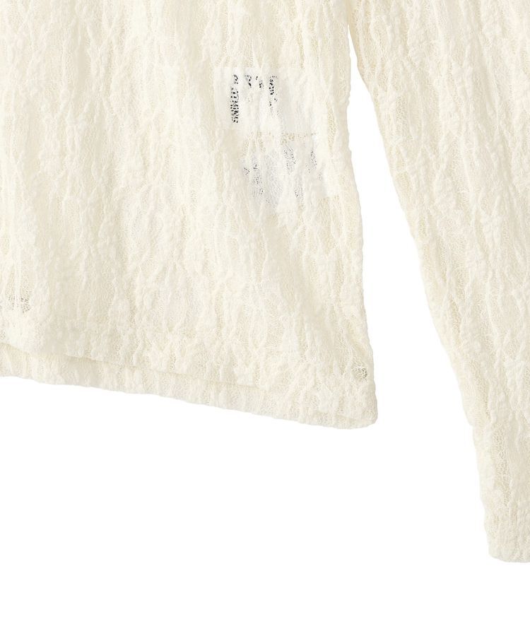 GARAGE OF GOOD CLOTHING「ストレッチレースクルーネックプルオーバー」|Tシャツ・カットソー|