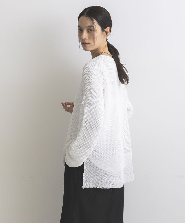GARAGE OF GOOD CLOTHING「ストローヤーンメッシュプルオーバー」|ニット・セーター|