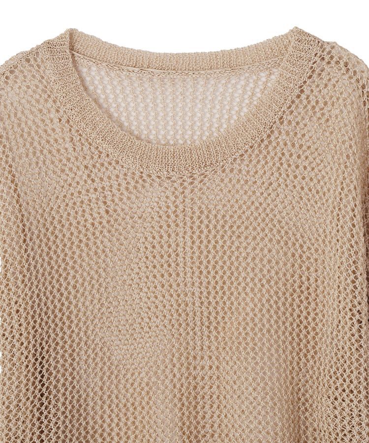 GARAGE OF GOOD CLOTHING「ストローヤーンメッシュプルオーバー」|ニット・セーター|