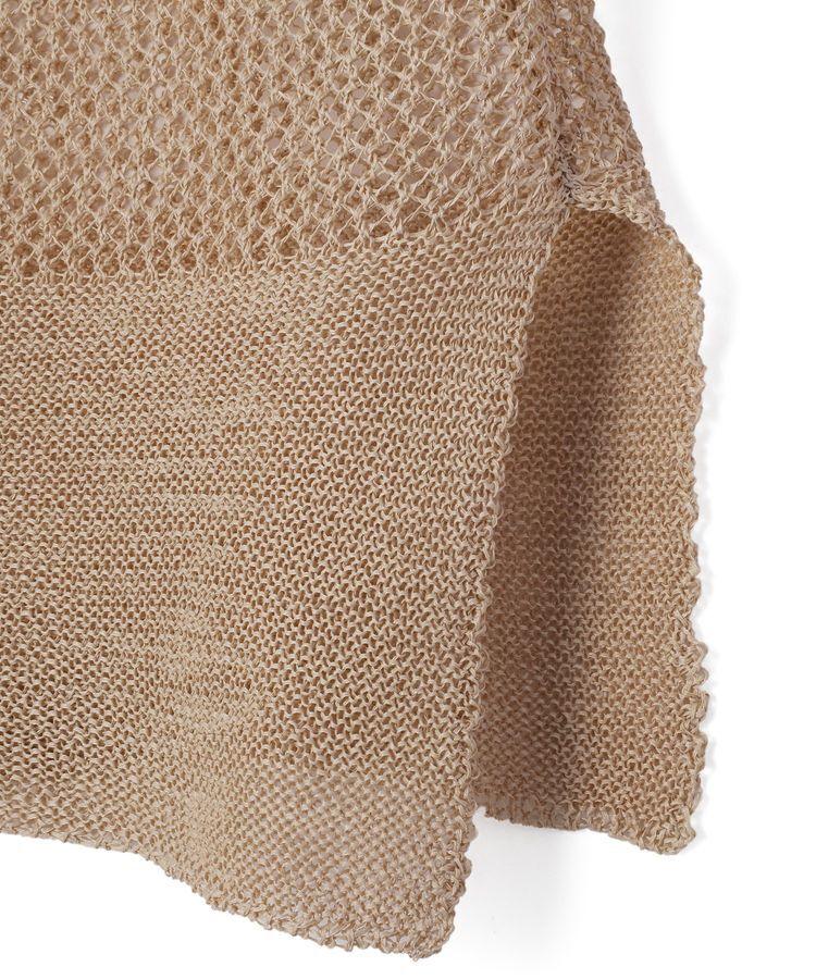 GARAGE OF GOOD CLOTHING「ストローヤーンメッシュプルオーバー」|ニット・セーター|