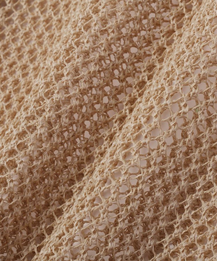 GARAGE OF GOOD CLOTHING「ストローヤーンメッシュプルオーバー」|ニット・セーター|