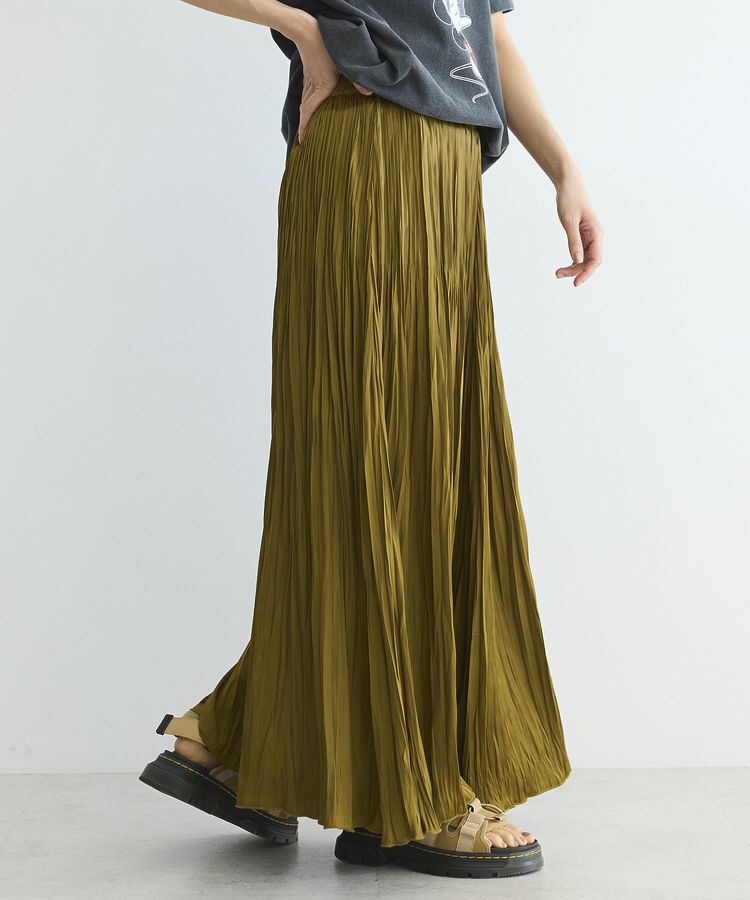 GARAGE OF GOOD CLOTHING「プリーツワッシャースカート」|スカート|Mocha