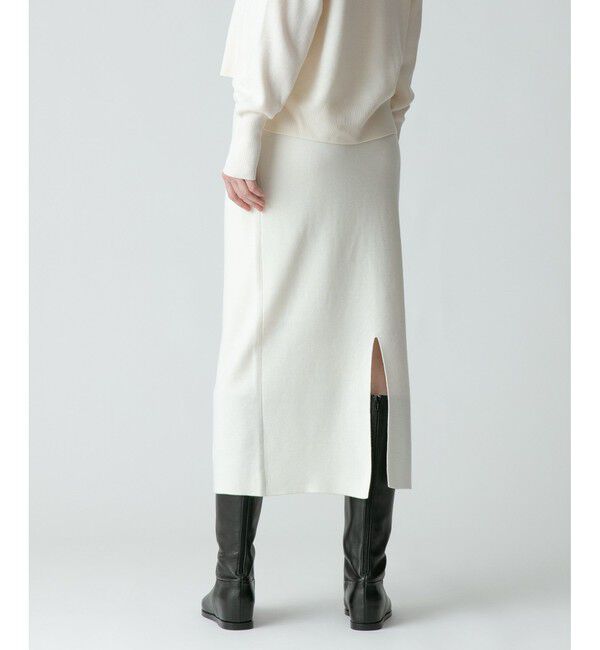 allureville「【セットアップ対応商品】ウールスムースタイトスカート」|スカート|