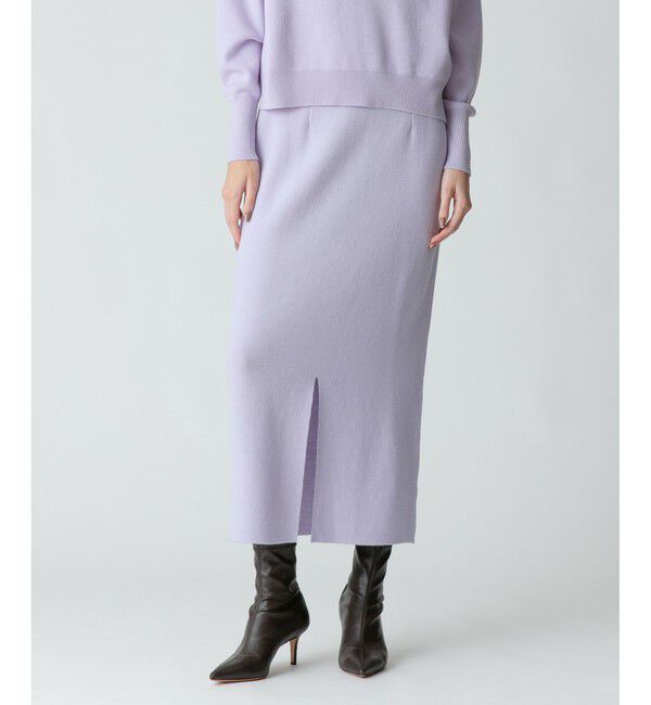 allureville「【セットアップ対応商品】ウールスムースタイトスカート」|スカート|