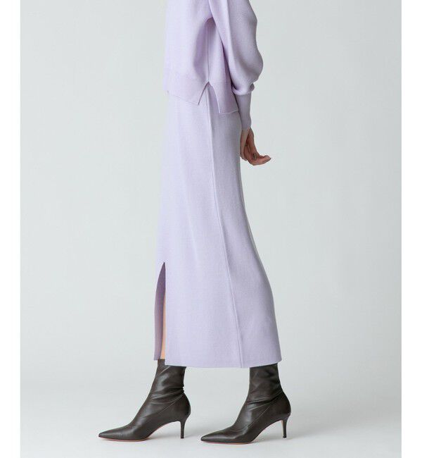 allureville「【セットアップ対応商品】ウールスムースタイトスカート」|スカート|