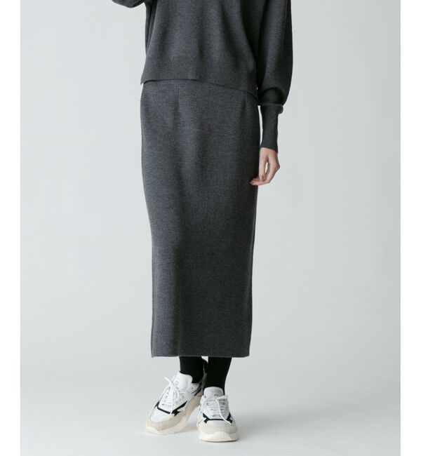 allureville「【セットアップ対応商品】ウールスムースタイトスカート」|スカート|