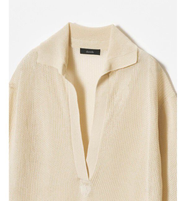 allureville「シアーカノコスキッパーネック プルオーバー」|ニット・セーター|