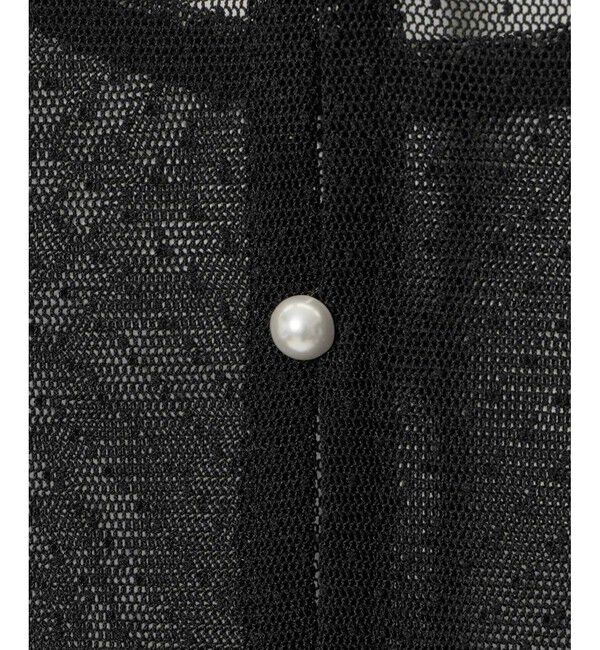 LOULOU WILLOUGHBY「【LOULOU WILLOUGHBY】ドットチュールジコスリーブプルオーバー」|Tシャツ・カットソー|