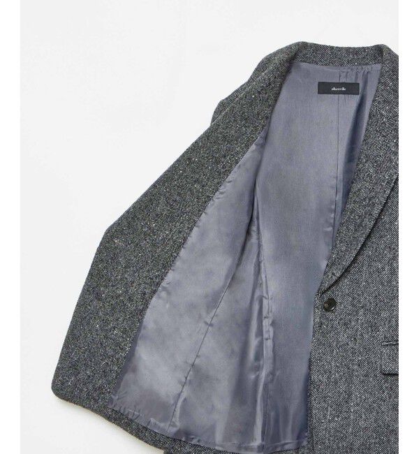 allureville「【セットアップ対応可能】ヘリンボンツイードテーラードジャケット」|テーラードジャケット|
