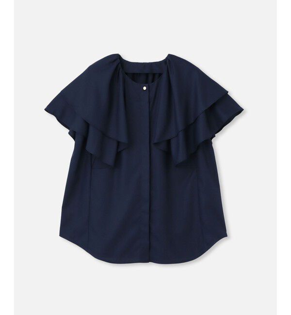 allureville「レイヤーラッフルスリーブブラウス」|シャツ・ブラウス|