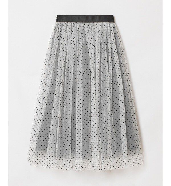 LOULOU WILLOUGHBY「【LOULOU WILLOUGHBY】ドットチュールスカート」|スカート|