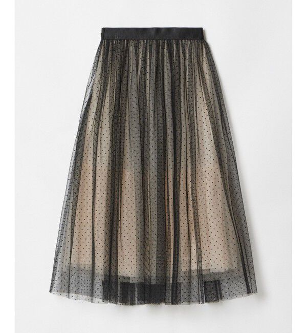 LOULOU WILLOUGHBY「【LOULOU WILLOUGHBY】ドットチュールスカート」|スカート|