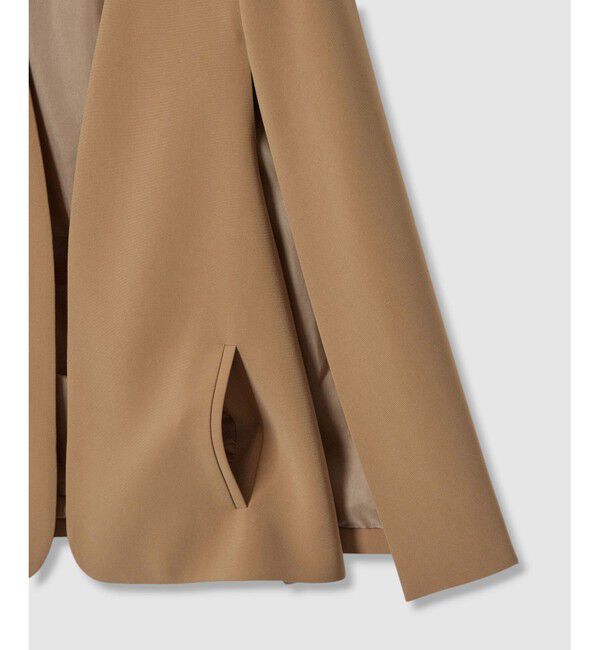 LOULOU WILLOUGHBY「◇ 【LOULOU WILLOUGHBY】リトルブラックケープジャケット」|ノーカラージャケット|