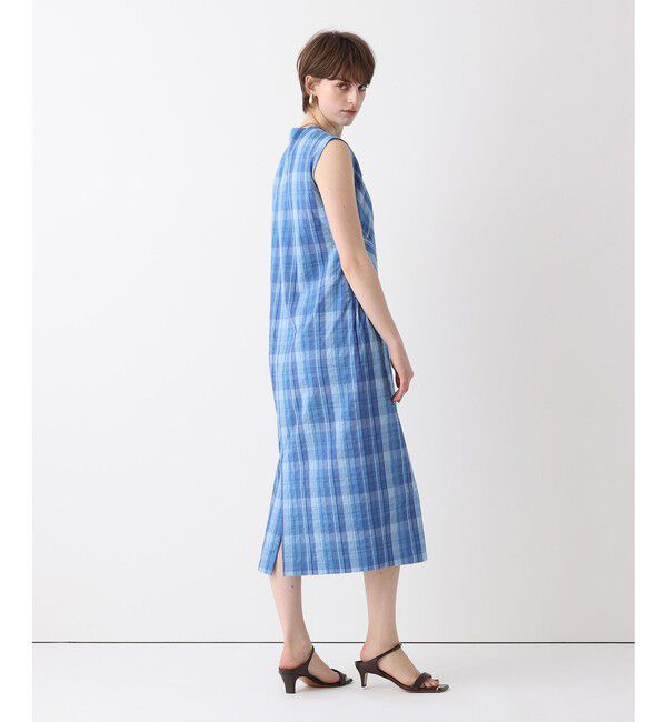 allureville「オンブレチェックツイストワンピース」|ワンピース|