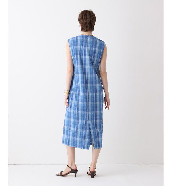 allureville「オンブレチェックツイストワンピース」|ワンピース|