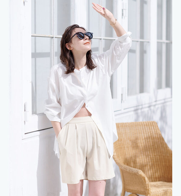 ur's「撥水ハーフパンツ/ラッシュガード」|その他|アイボリー