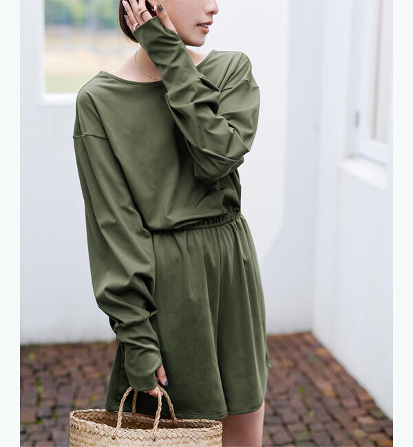 ur's「【小西翼さんコラボアイテム】バックオープンオールインワン/ラッシュガード」|オールインワン|