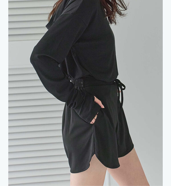 SEA DRESS「フード付トップスラッシュガードセットアップ」|ビキニ|