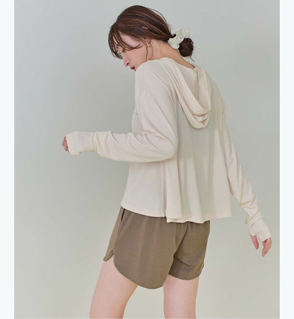 SEA DRESS「フード付トップスラッシュガードセットアップ」|ビキニ|