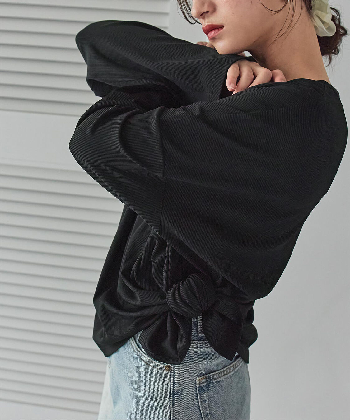 SEA DRESS「サイドスリットトップス/ラッシュガード」|ビキニトップス|