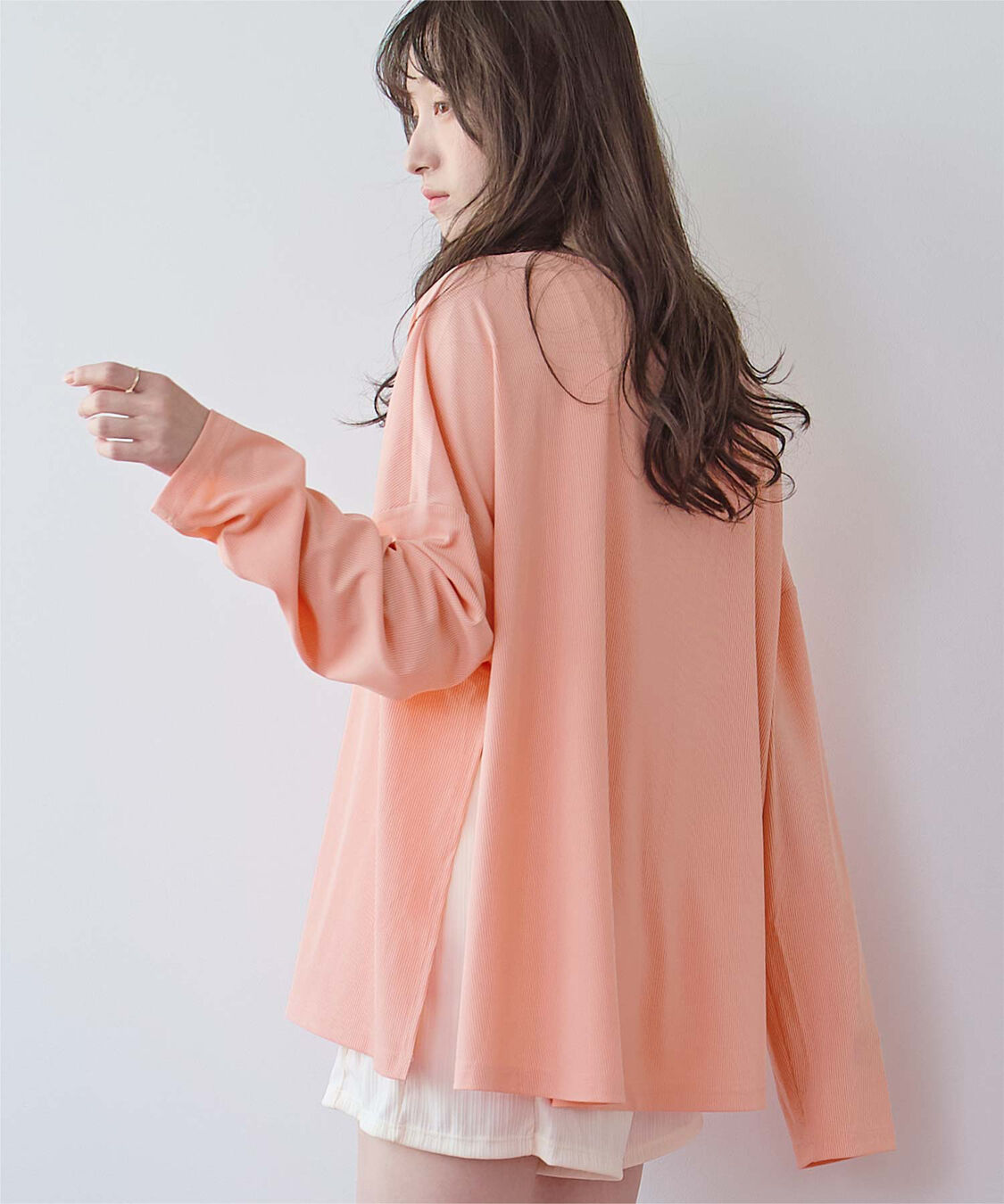 SEA DRESS「サイドスリットトップス/ラッシュガード」|ビキニトップス|