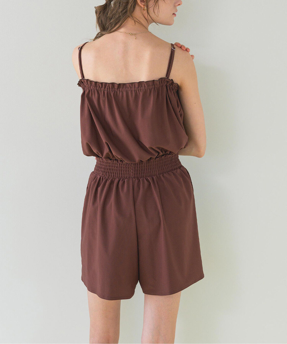 SEA DRESS「ウエストギャザーサスティナブルショートパンツ/水着」|ビキニ|