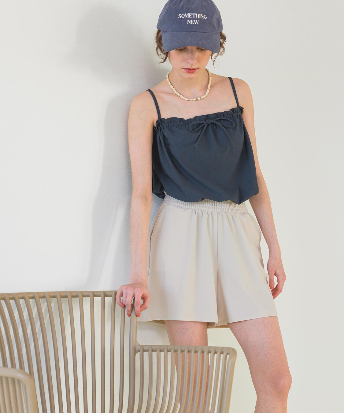 SEA DRESS「ウエストギャザーサスティナブルショートパンツ/水着」|ビキニ|