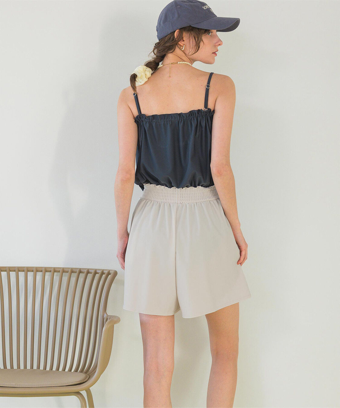 SEA DRESS「ウエストギャザーサスティナブルショートパンツ/水着」|ビキニ|