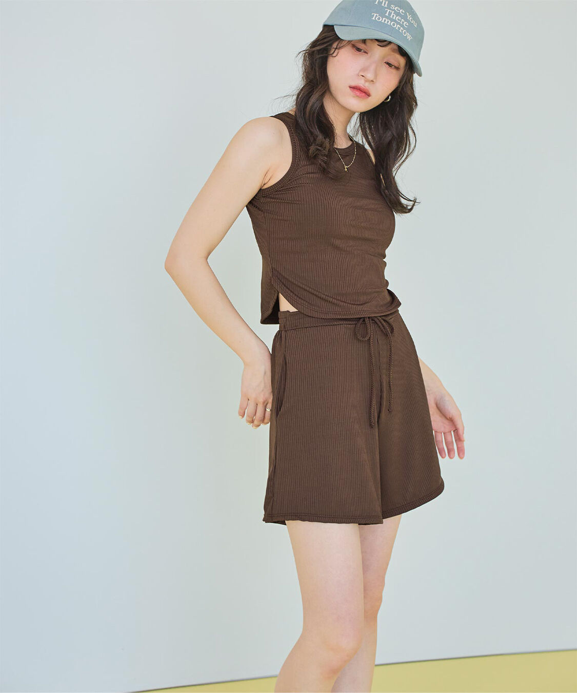 SEA DRESS「3点セット/ショートパンツ&times;タンクトップビキニ/水着」|ビキニ|