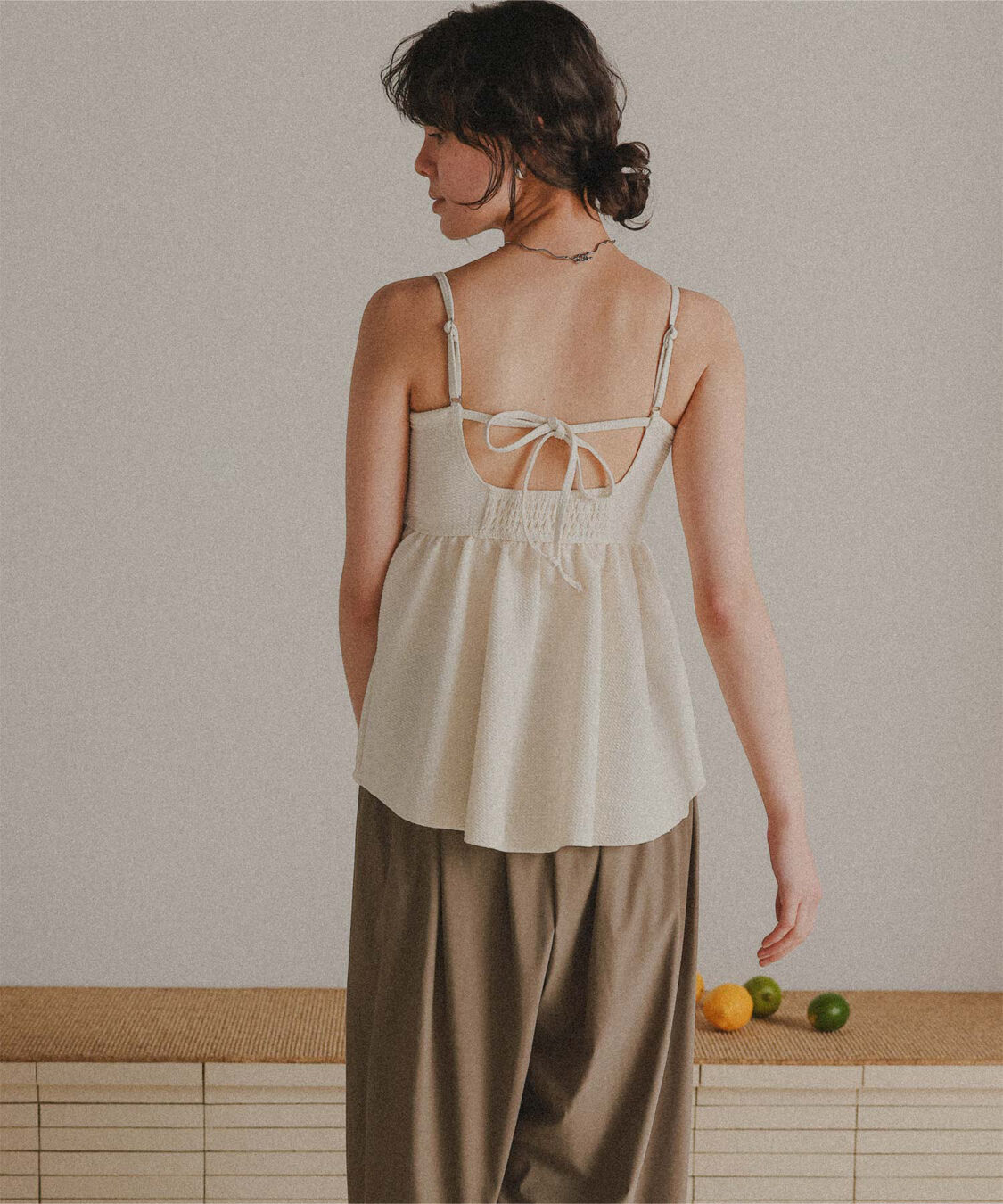 titivate「ペプラムギャザーデザインビスチェビキニ」|ビキニ|