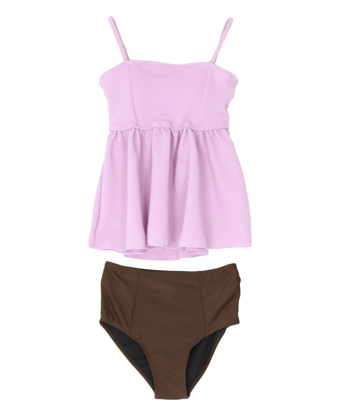 titivate「ペプラムギャザーデザインビスチェビキニ」|ビキニ|