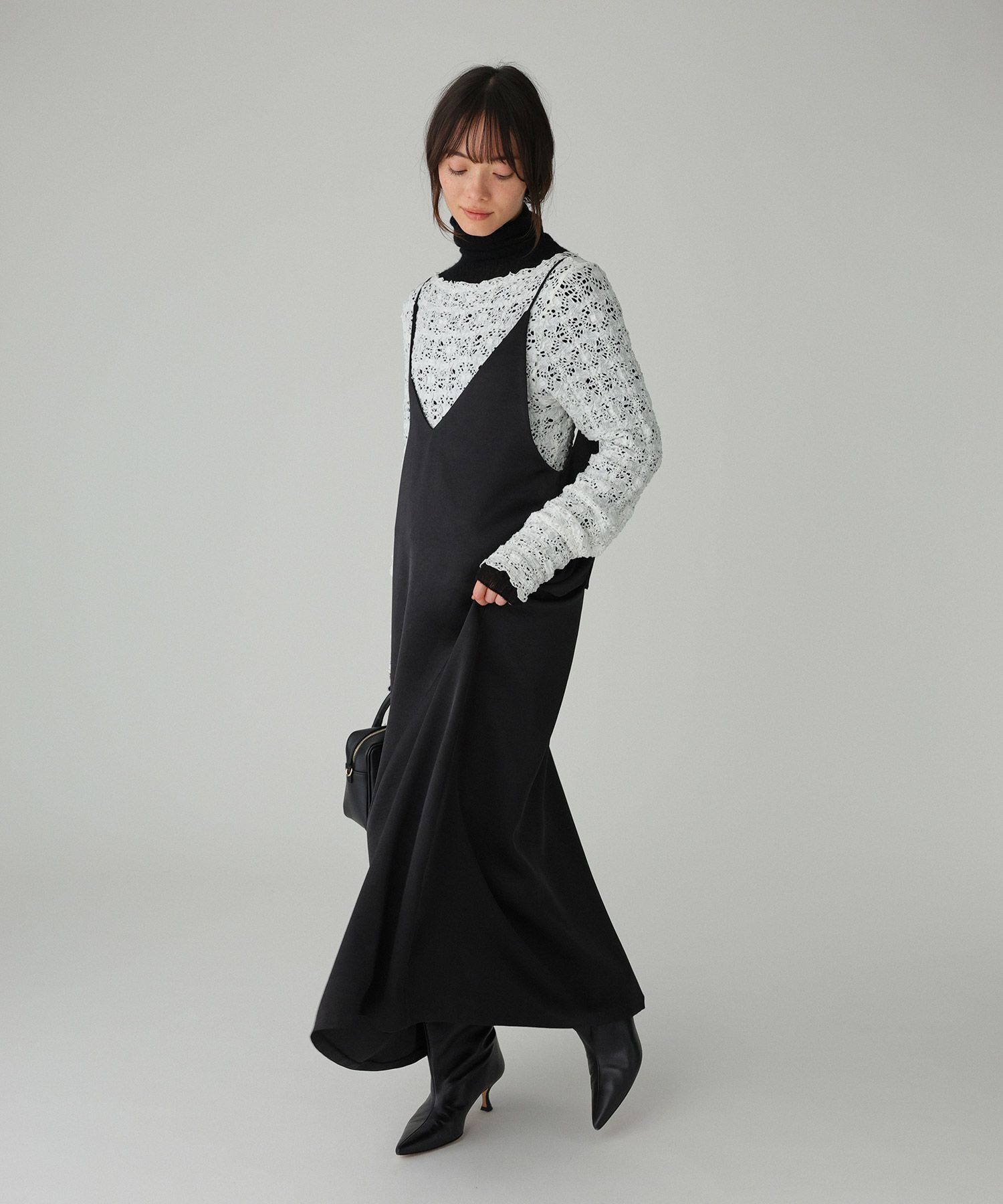 BABYLONE「サテンキャミワンピース」|ワンピース|