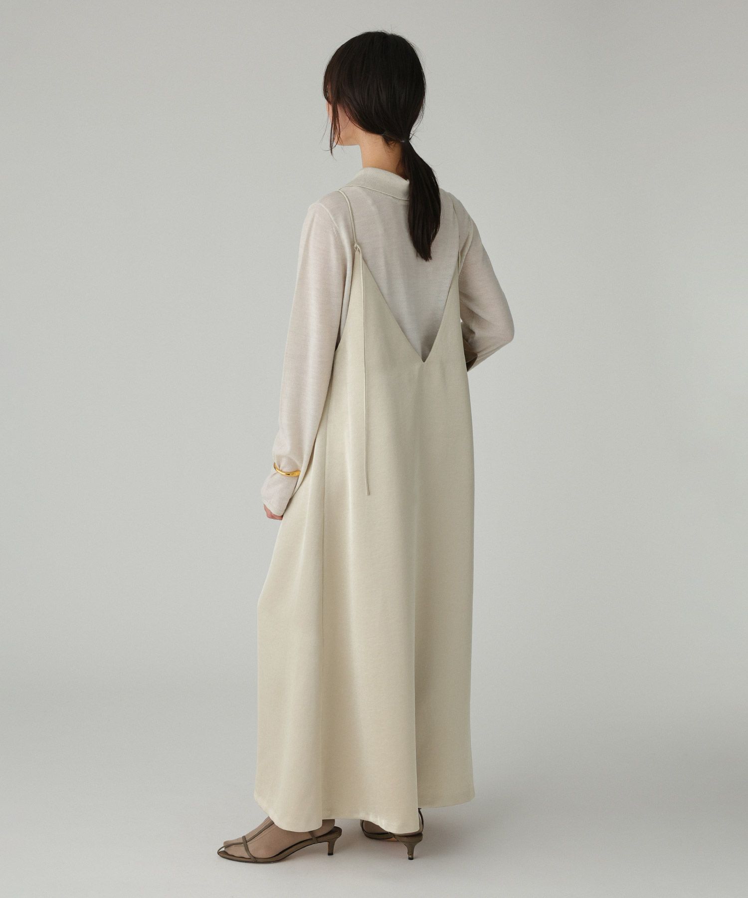 BABYLONE「サテンキャミワンピース」|ワンピース|