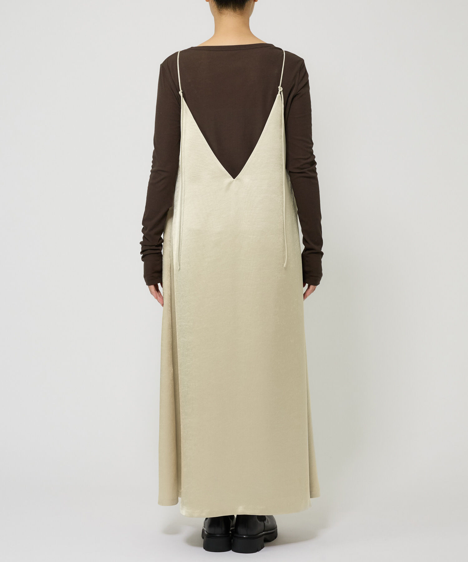 BABYLONE「サテンキャミワンピース」|ワンピース|