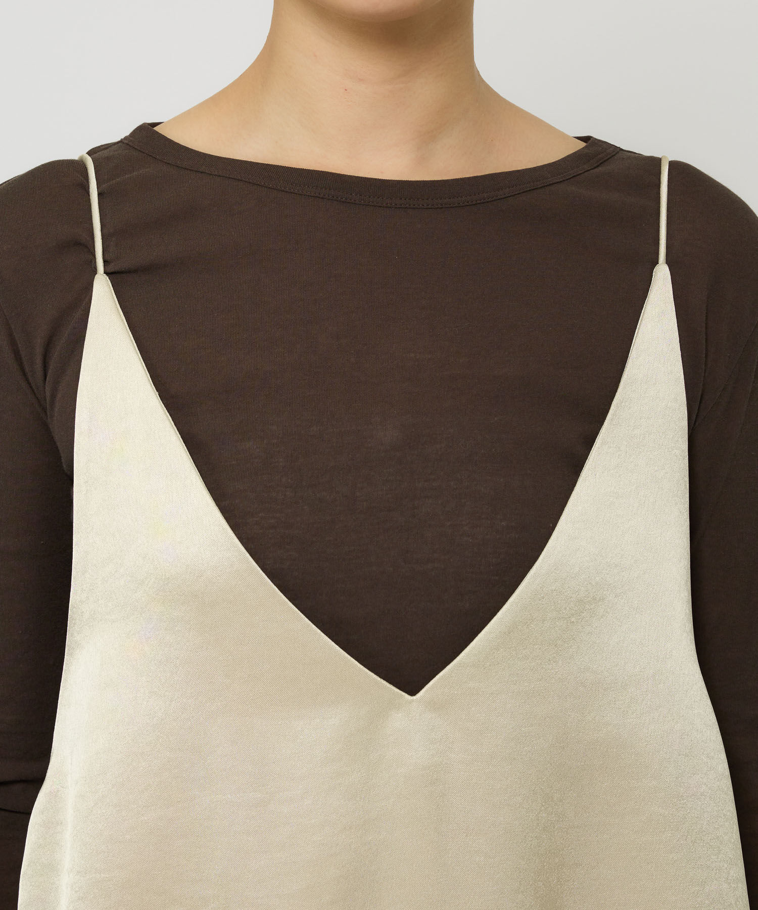 BABYLONE「サテンキャミワンピース」|ワンピース|