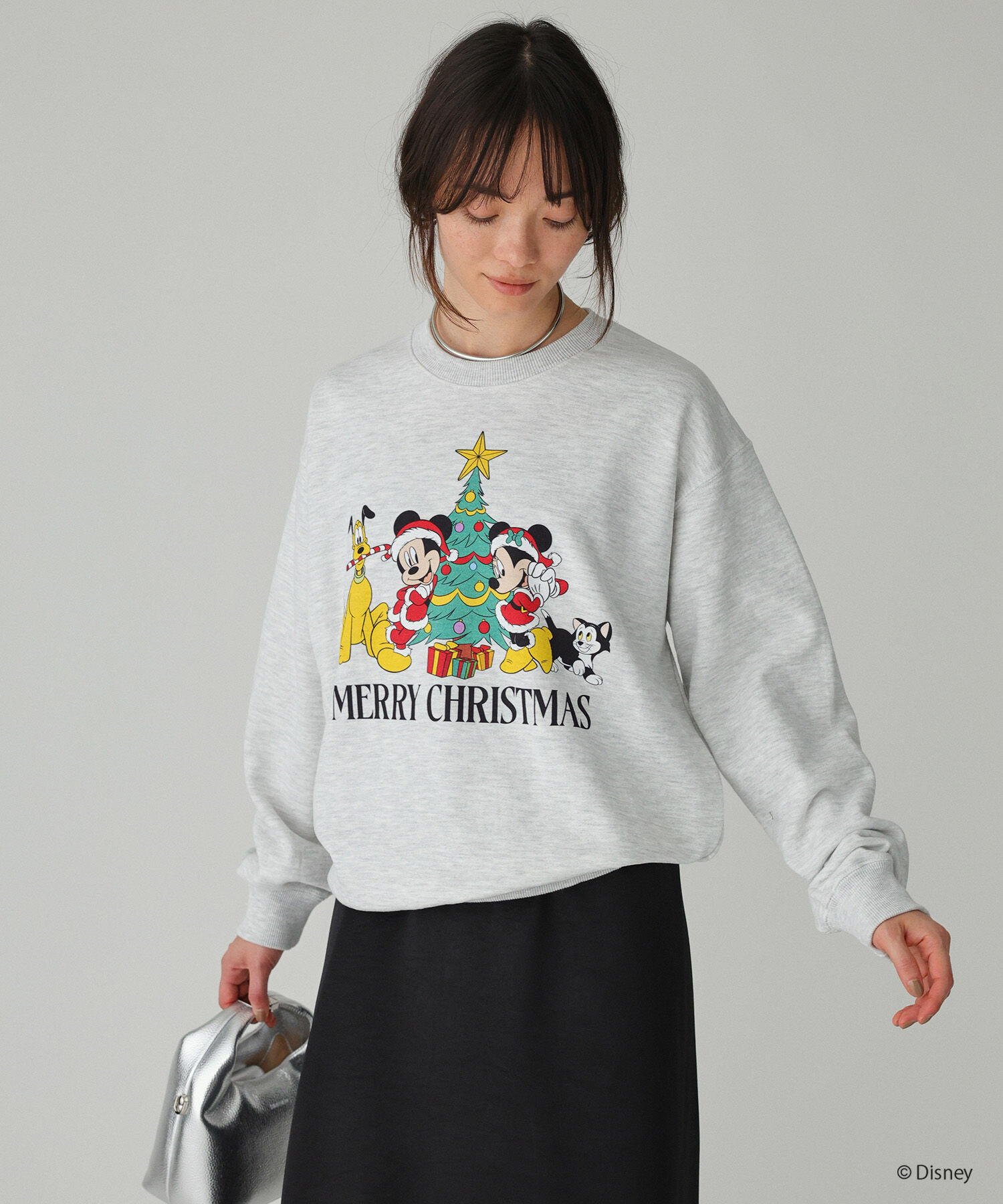  「【GOOD ROCK SPEED】 Disney スウェット」|スウェット・ジャージ|ライトグレー