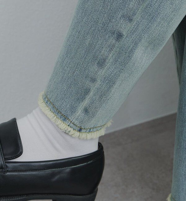  「《リバイバル》【低身長/高身長対応】タテストレッチ足長デニムパンツ」|その他|