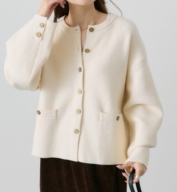  「【新色登場/リバイバル】ミラノリブニットカーディガン」|ニット・セーター|