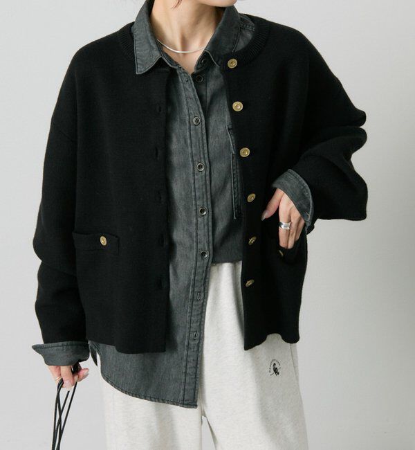  「【新色登場/リバイバル】ミラノリブニットカーディガン」|ニット・セーター|