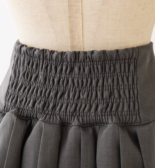 「金ボタンプリーツスカート」|スカート|
