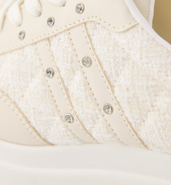  「ビジュー付きトリプルソールスニーカー」|その他|