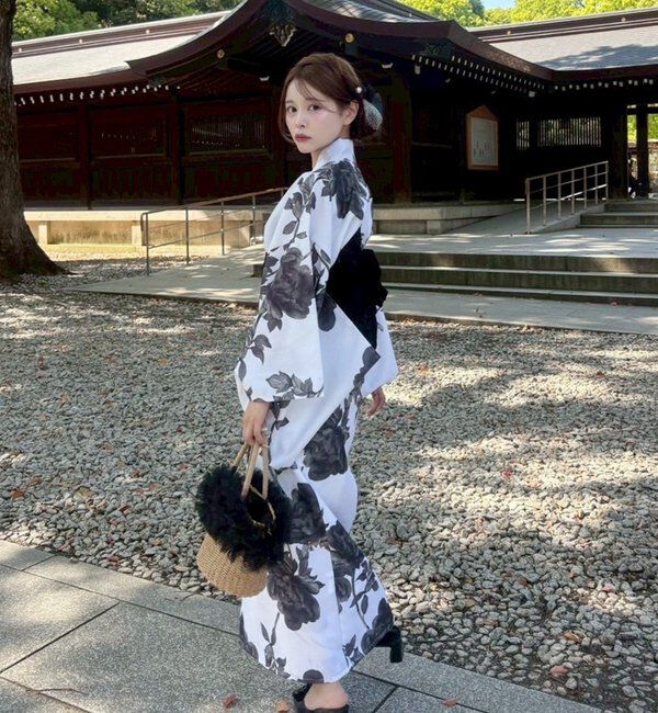  「【接触冷感/吸水速乾】浴衣≪一人で着られる/二部式浴衣(スカートタイプ)≫」|その他|