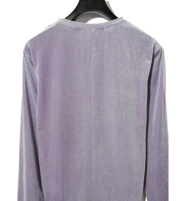 MIDIUMISOLID「MIDIUMISOLID for Ladies シアーベロアプルオーバー」|Tシャツ・カットソー|