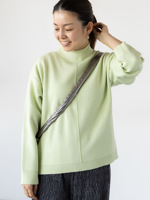 Lugnoncure「コットンタッチハイネックニット」|ニット・セーター|