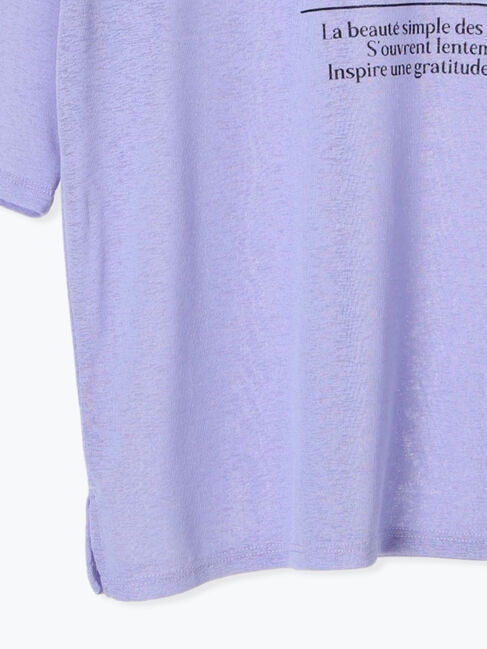 Lugnoncure「メランジシアーロゴプリントトップス」|その他|