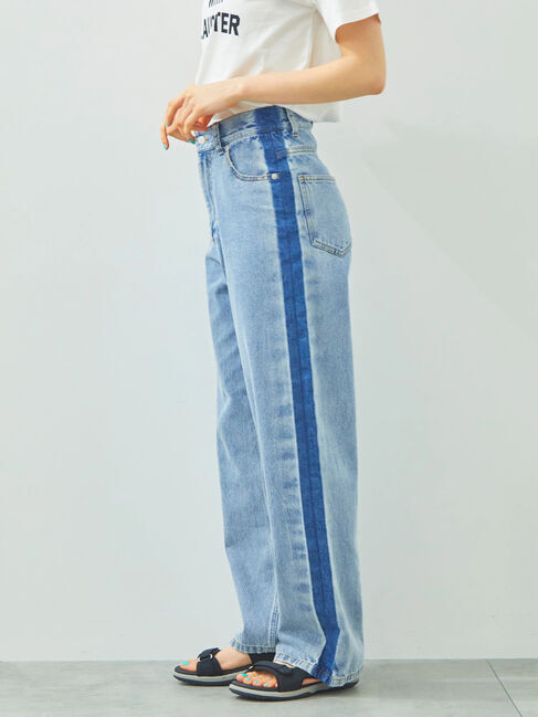 SM2「デニム配色ラインパンツ」|その他|